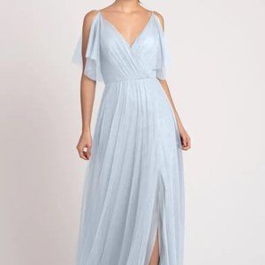 Jenny Yoo Aeryn Tulle Bridesmaids Dress in Whisper Blue